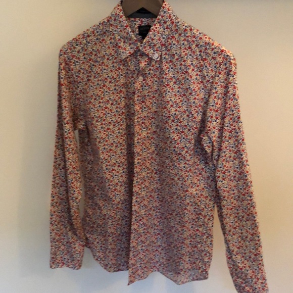 J.Crew Floral Button Down Shirt Size Small